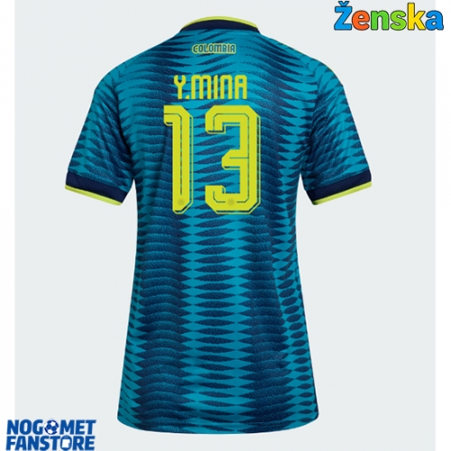 Kolumbija Yerry Mina #13 Gostujuci Dres za Ženska SP 2026 Kratak Rukav